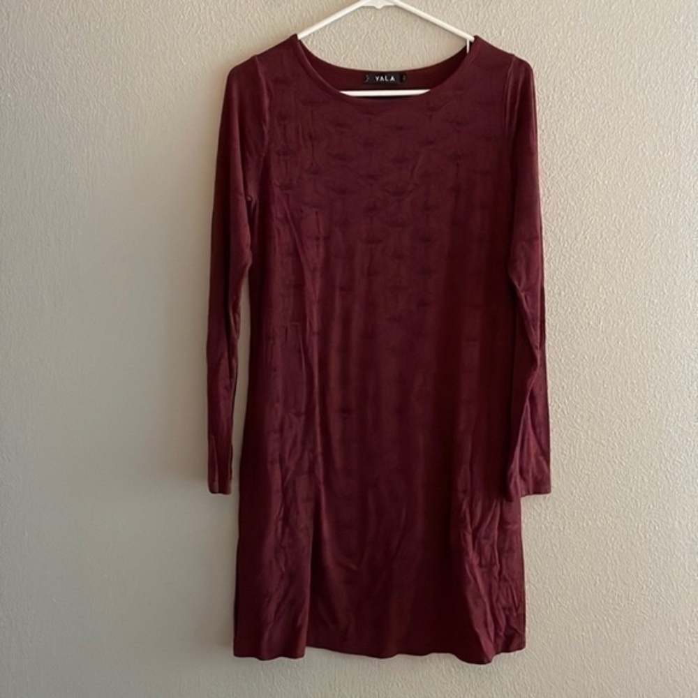 Yala dress S burgundy/black bamboo
